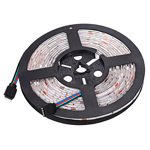 NEWSTYLE 16.4FT 5M SMD 5050 Water-resistant 150LEDs RGB Flexible LED Strip Light Lamp
