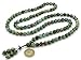 jennysun2010 Natural 10mm African Turquoise Gemstone Buddhist 108 Beads Prayer Mala Long Necklace Multi-Purpose about 43