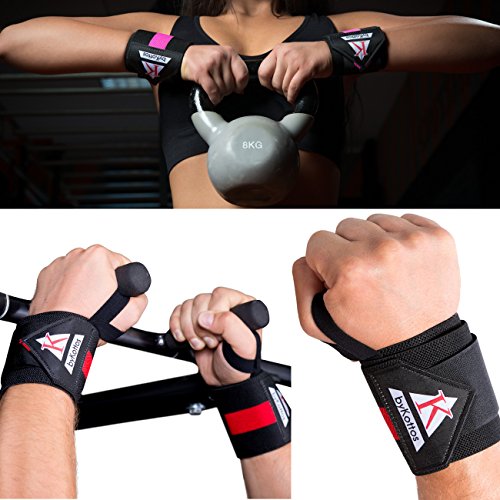 1 Pair Bodybuilding Weightlifting Black Tribe Lifting 21 Wrist Wraps