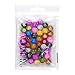 RUBYCA Round Crystal Glass Beads for Jewelry Making, Supplies for Adults Necklace Bracelet Earrings Crafts (2 Strands, 8mm, Mix Colors)