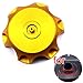 TDPRO CNC Aluminum Gas Fuel Tank Cover Cap with Breather Valve For 50cc 70cc 90cc 110cc 125cc 140cc 150cc 160cc Pit Dirt Motor Bike (Gold)