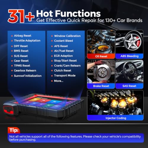 KINGBOLEN K7 Valise Diagnostic Auto Multimarque, OBD2 Diagnostic Français pour système Complet avec 31+ Service, ECU Coding, Contrôle Bidirectionnel, CANFD, Mises à Jour gratuites à Vie