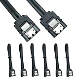 6 Pack Straight 18-Inch SATA III 6.0 Gbps Cable