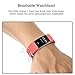 SWEES Silicone Sport Bands Compatible Fitbit Charge 2, Breathable Sport Replacement Bands with Air Holes Small & Large (5.7