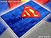 Super Man Sheild 4' X 6' Area Rug