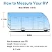 RVMasking Upgraded Waterproof Class C RV Cover, Fits 26'-29' RVs - Easy Installaiton Anti-UV Ripstop Camper Cover with Adhesive Repair Patch