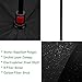wuudi Inverted Umbrella Double Layer Windproof UV Protection Car Reverse Umbrella with C-Shaped and Carrying Bag (Black)