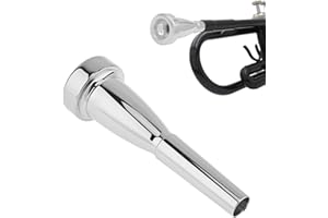 ZLXHDL Trumpet Mouthpiece - 3C/1.5C/1C Silver Color Pure Full Copper Silver Plating Trombone Mouthpiece for Beginners and Professional Players for Bach Conn(1C)