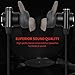 CM-7 Bluetooth Headphones Wireless Earbuds IPX4 Sweatproof Noise-Cancelling Sport Earphones for Running Exercise Gym (Blackout)