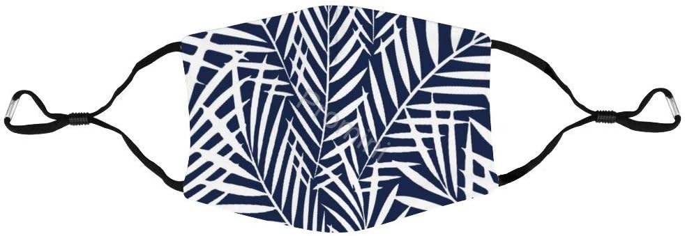 Promini Face Masks,YX-113 Tropical Plants Stylish Nylon Stretch Cloth Dust Masks,Reusable Masks,Eco And Sustainable Gift,Face Mouth Masks,Outdoor Protective Masks for Adults and Teens