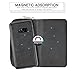 Galaxy Note 8 Case, Note 8 Wallet Case, Pasonomi Magnetic Detachable Removable Wallet Zipper PU Leather Folio Flip Carrying Case with Strap and Credit Card Slot for Samsung Galaxy Note 8 2017 (Black)
