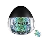 UCANBE Glitter Snot for Body Face Paint, Sparkling Shimmer Eye shadow Makeup, Hair 0.63 fl. Oz (Blue-green)