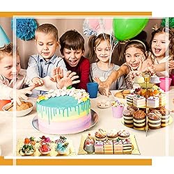 7 Pieces Cake Stand Set 3-Tier Cardboard Cupcake