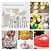 Russian Piping Tips -Cake Decorating Tips -Cake Decorating Supplies - 20 Baking Supplies Set - 7 Russian Ball Tips Sphere Ball Tips + 10 Disposable Bags + 1 Coupler + 2 Reusable Silicone Pastry Bag
