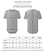 URBANCREWS Mens Hipster Hip Hop Lightweight Longline Crewneck T-shirt