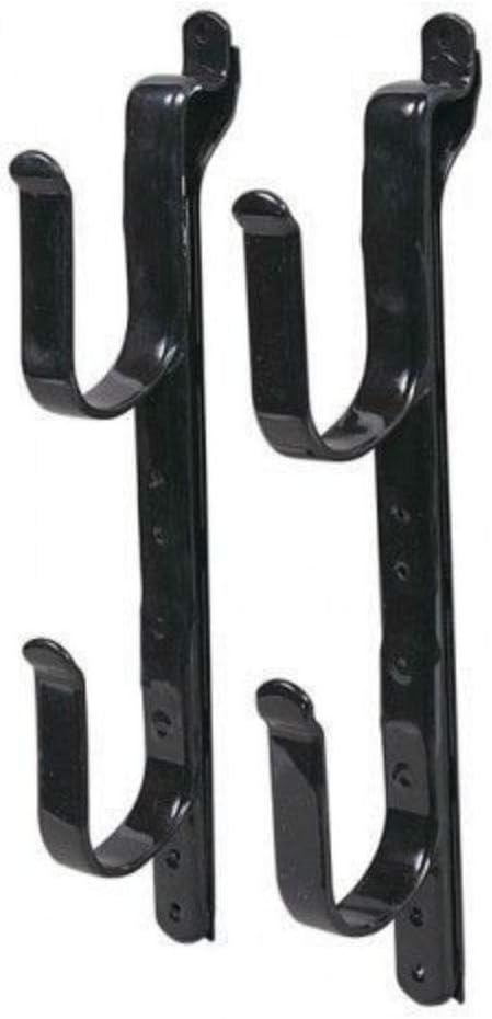 Black Metal 18500 Gun, Bow & Tool Rack for Autos & Trucks Adjustable 9" to 14": Sports & Outdoors