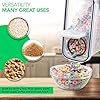 AS-Kitchen-Cereal-Containers-Storage-Set-of-4X-4L-Airtight-Container-with-Lid-Labels-Chalk-Pen-Pantry-Storage-Plastic-Containers-Flour-Storage-Container-Pet-Food-Storage-Containers-Dispenser A&S Kitchen Cereal Storage Containers Set of 4x 4L Airtight Container with Lid, Labels, Chalk Pen. Pantry Storage…