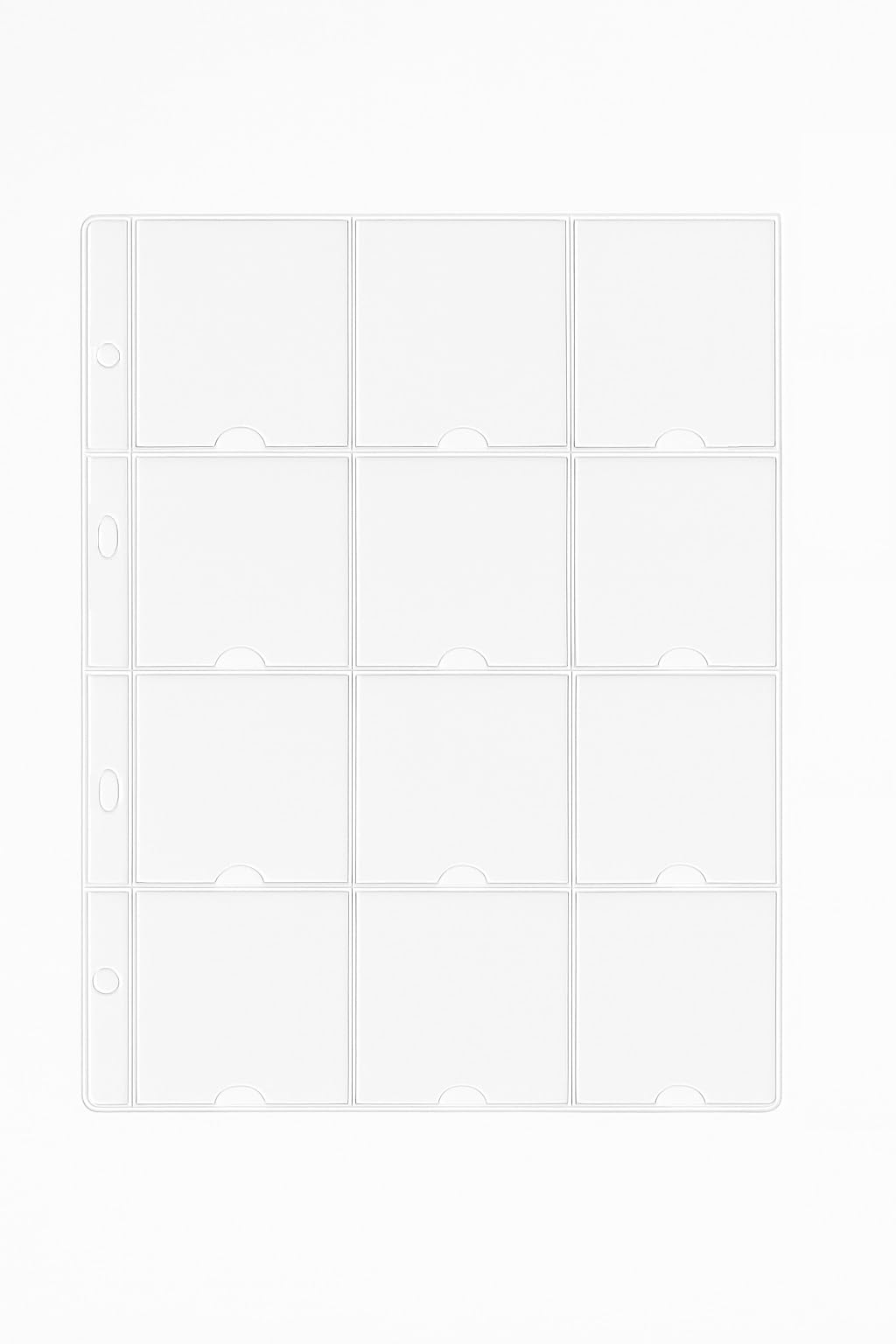 COLLECTOR 10 Pages for Self Adhesive Coin Holder album 12 pockets 2x2 holders page