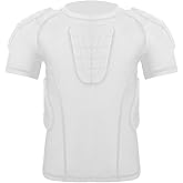 MK MOSSE KARNE Kids Boys Padded Compression Shirt Chest Protector for Baseball Paintball Football Rid Protector Heart Guard Protective Shirt