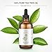 Tea Tree Essential Oil, Large 4 oz Bottle, 100% Pure & Natural, Undiluted Therapeutic Grade, Treats Acne, Cutaneous Skin Tags, Bacterial Infections, Nail Fungus