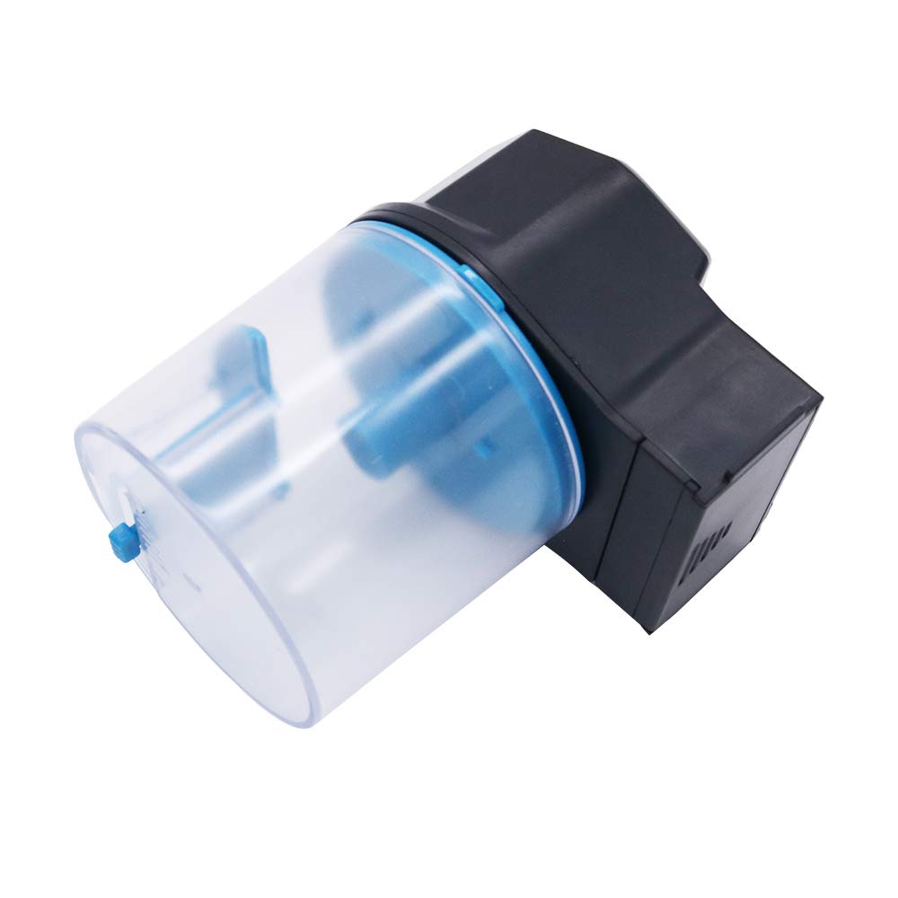 DollaTek Automatic Fish Feeder Aquarium Smart Feeder Two Ration-Adjustable Boxes, Two Timer Setting Modes, Ideal for Home Aquariums and Pets