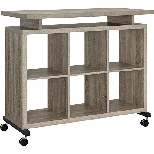 UPC 029986980137, Ameriwood Home Lincoln Multipurpose Standing Desk, Weathered Oak