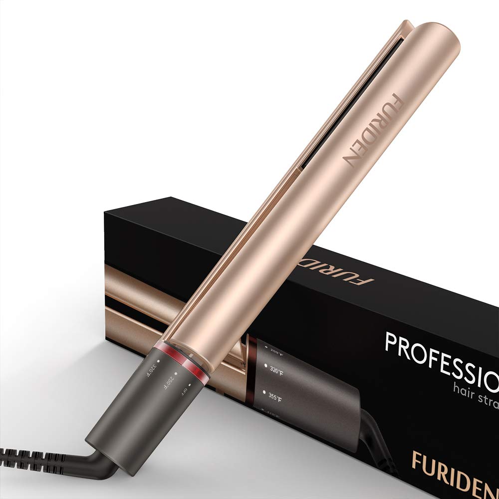 rounded flat iron for curls