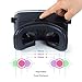 Innoo Tech Virtual Reality Glasses 3D VR Goggles Headset for Universe Exploration, 3D Movies, Panoramic immersive Videos, 3D Games Compatible with 3.5 - 6 Inch Android IOS Smartphone