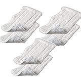 Amariver Microfiber Replacement Pads for Shark Steam Euro-Pro Mop (Set of 6)