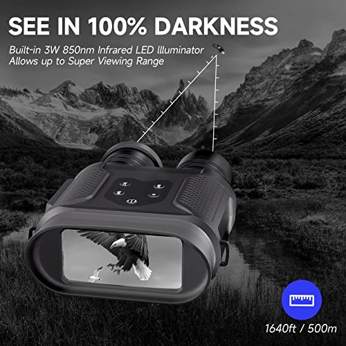 Night Vision Binoculars, Night Vision Goggles Military Tactical, 4