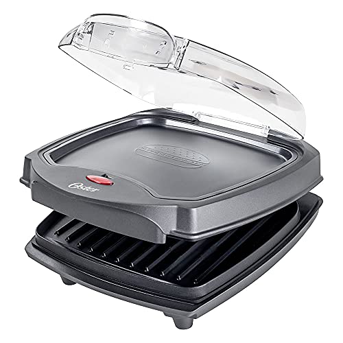 Grill Elétrico Oster Burguer 2 em 1 com Estufa, 110V, 1200W, OGRL500