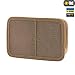 M-Tac Tactical Bag Insert Modular Organizer Utility Admin Pouch Hook Fasteners - Mesh Pocket (Coyote Brown)