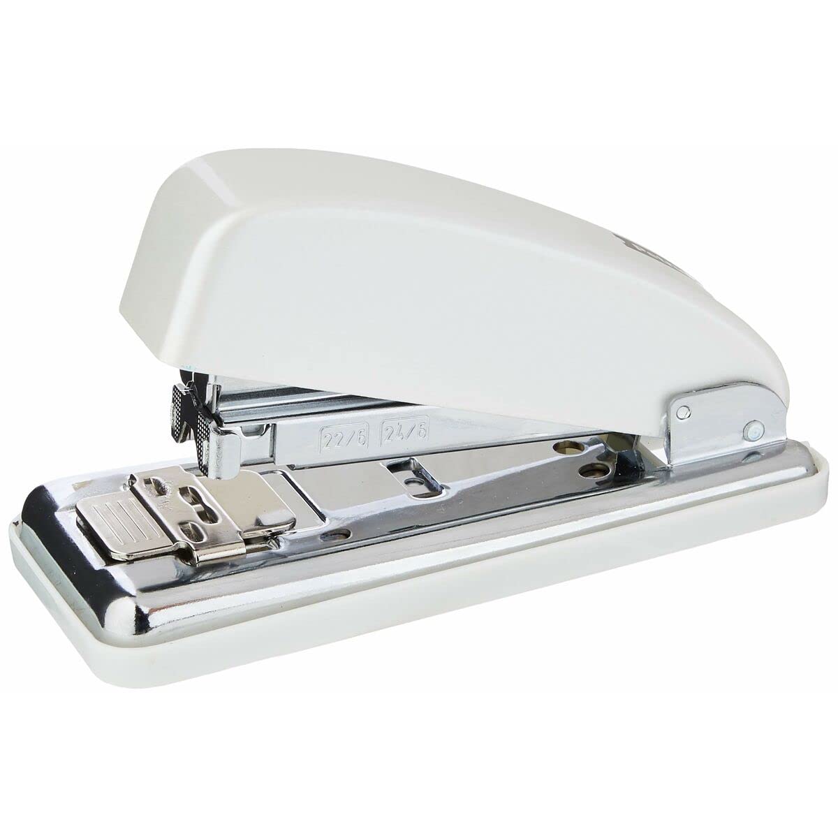 Petrus 626833 Classic Metal Stapler, Staple 30 Sheets, 180° Opening, Wow Range, White