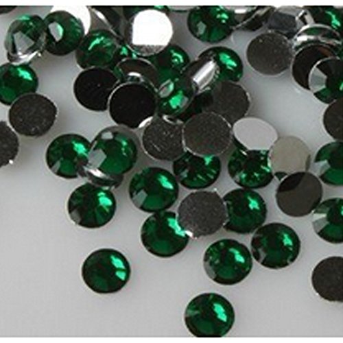 1440pcs 0.3" Blingbling Crystal Gems Crystal Diamond Rhinestone Sticker Phone Car Nail Art DIY (dark green)