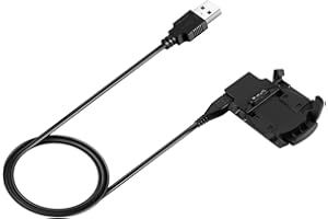 MOTONG Replacement USB Charger Charging Cables Dock for Garmin Descent Mk1