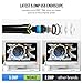 5.0MP USB Endoscope, 50FT 8.5mm Borescope, IP67 Waterproof Inspection Camera with Semi-Rigid Cable and 6 Adjustable LEDs, Snake Camera for Pipe Sewer Automotive Vent Inspection