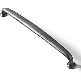 Goo-Ki 6 Pack Weathered Nickel Cabinet Pulls Drawer Handles, 7.56'' c-c Antique/Vintage Iron Bar Drawer Pulls Solid Zinc Allo