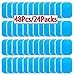 OHYAIAYN 48pcs Gel Sheets for Gel Pad, Abs Trainer Replacement Gel Sheet Abdominal Toning Belt Muscle Toner Ab Trainer Accessories (2pcs/Packs, 24packs/Box)
