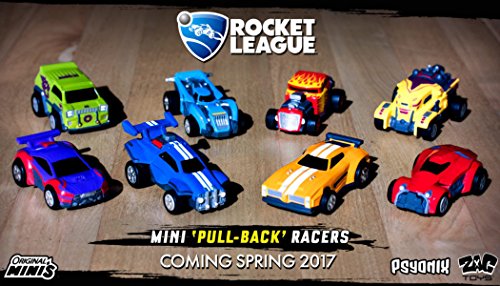 Rocket League Mini Pull-Back Racer Car Mystery Ball 1-Pack