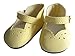 Easter Yellow Scallop Shoes for 18