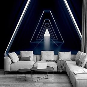 Wall Murals for Bedroom Modern Steel Feature Removable Wallpaper Peel and Stick Wall Stickers - 66x96 inches