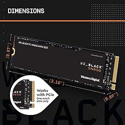 WD_BLACK 500GB SN850 NVMe Internal Gaming SSD Solid