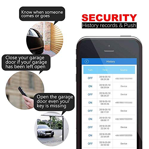 EACHEN-Controlador-de-Puerta-de-Garaje-WiFi-funciona-con-AlexaGoogle-HomeSonoffEwelink-APPIFTTT-Controle-la-Puerta-de-su-Garaje-desde-cualquier-parte-del-mundo