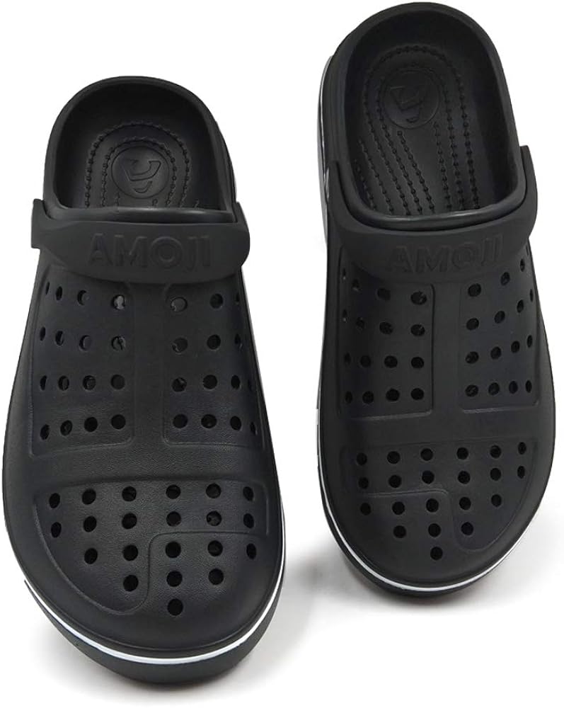 | Amoji Unisex Clogs Garden Shoes Slip On Sandals 8818 | Slippers