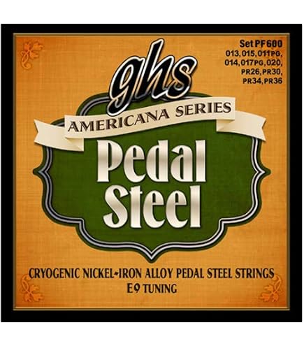 Jeu De Cordes GHS PF500 E9 P.NICK Pour Guitare Pédale Steel - Rockers, Acier, Nickel - 12
