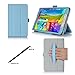 ProCase Samsung Galaxy Tab S 8.4 Case - Tri-Fold Book Cover Case exclusive for 2014 Galaxy Tab S Tablet (8.4 inch, SM-T700) with Hand Strap, auto Sleep/Wake (Blue)