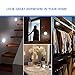 Goldmore Battery-Powered LED Motion Sensor Night Light with 3M Double-Sided Adhesive Pads and User Manual, 3-Pack
