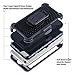 iPhone 6S Plus Case [5.5 inch], ULAK Heavy Duty [Dual Layer] Shockproof Protective Grip Case for Apple iPhone 6 Plus (2014)/6s Plus (2015) with Swivel Belt Clip Holster and Kickstand-[Black]