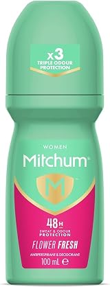 Mitchum Women 48HR Protection Flower Fresh Roll-On Deodorant 100 ml view 1