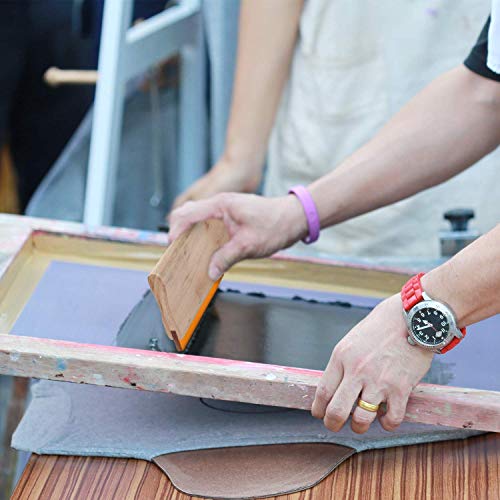 1 pc 13 inch (33cm) Silk Stencil Screen Printing Squeegee Wood Screen Ink Scraper